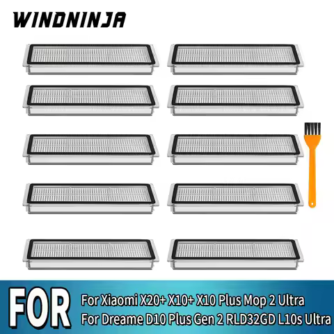 HEPA Filter Part For Dreame D10 Plus Gen 2 RLD32GD L10s Ultra For Xiaomi X20+ X10+ X10 Plus S20+ S10