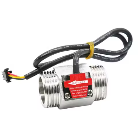 Water Sensor Flow G1 Water Flow Sensor Hall Effect Flow Meter DN25 Stainless Steel Turbine Flow Sens