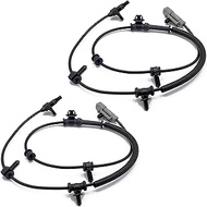 2Pcs Front Left and Right ABS Wheel Speed Sensor Compatible with Jeep 2006-2010 Commander 2005-2010 