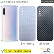 Xiaomi Mi CC9e/CC9 Pro/Mi 9 SE/Mi 9 Pro/Mi 9 Lite carbon skin back cover