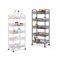 3 4 5 Tier Trolley Multipurpose Home Storage Rack Kitchen Rack Kitchen Organizers