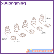 Xuyongming ขดลวดลบและบวกแบตเตอรี่ AA 5ชิ้นขดลวดแผ่นสปริงแบตเตอรี่ AA นิกเกิลลวดสปริง