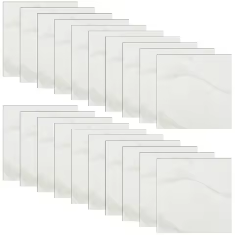 20Pcs Self-adhesive Marble Tiles Sticker Waterproof 30cmx30cm Tiles Floor Stickers PVC Tile Kitchen