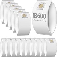 16 Pack IB600 Bags Compatible with Upright Vacuum Bags BU4050 BU4022 BU4020 BU4018