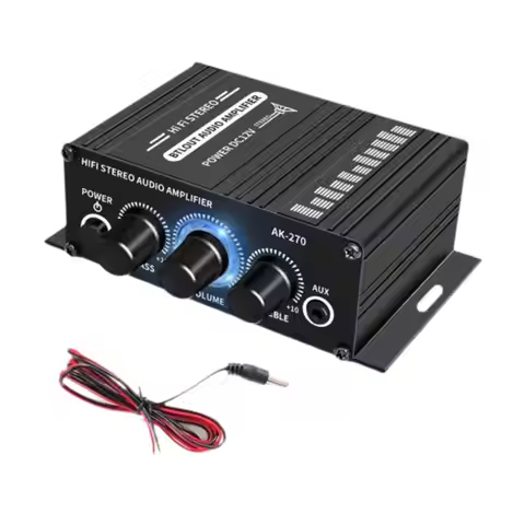 Stereo Audio Amplifier Computer Speaker Car 2 Channel Household Amp Receiver Power Amplifier for Pho