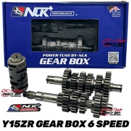 NLK PERFORMANCE GEAR BOX 6 SPEED FULL SET GEARBOX PNP Y15ZR V1/V2 LC135 5S 5SPEED 100% ORIGINAL  NLK