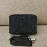 DIOR黑老花相機包