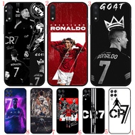 OPPO A94 A57 A77 A96 F5 F7 F9 Pro A7X A73 F11 Pro R9 s F1 Plus A9 2019 P11 cr7 Soft black phone case