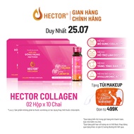 Bộ 2 hộp Nước Nấm Đông Trùng Hạ Thảo HECTOR Collagen hỗ trợ làm đẹp bổ sung collagen (20x50ml)