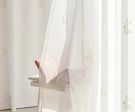 Custom Pink Cartoon 3D Embroidered Rabbit Blackout Curtains for Living Room Bedroom Girls Room Stick