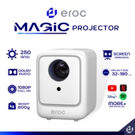 EROC Magic Pro Portable Projector LCD 1080P Decoding WiFi YouTube Netflix Android Wireless Casting