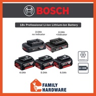 Bosch 18v battery Professional Li-Ion Lithium-Ion Battery GBA18V 2.0Ah GBA18V 4.0Ah GBA18V 5.0Ah GBA18V 6.0Ah FAMILY