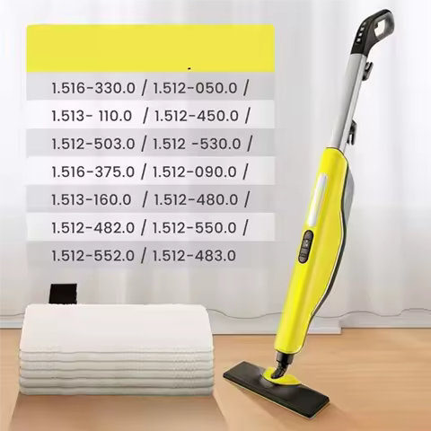 Microfiber Mop Cloths Mop Cloths Replace Compatible With Karcher Easyfix SC2, SC3, SC4, SC5 Steam Cl