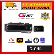 GNet G-ONQ 1440P QHD|QHD 2CH Premium Car Dashcam Full Set - Front + Rear + Cable + SD Card (64GB)