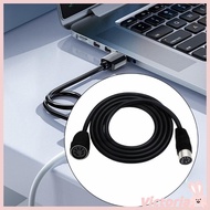 VIC 7Pin DIN Cable 7Pin DIN Male to Female Extension Cable Professional Extender Cord for Profession