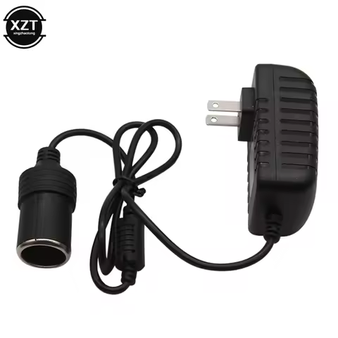 24W Cigarette Lighter Household 220V AC to 12V DC 2A Car Cigarette Lighter Adapter Socket Converter 