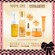NPURE Marigold Series | Toner Cleanser Eye Primer Serum Moisturizer