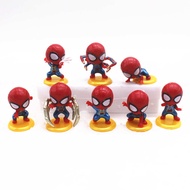 [Set of 8] Avengers Spiderman Action Figures