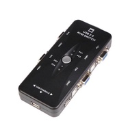 4 Port USB 2.0 KVM Switch VGA/SVGA