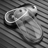 TPU Transparent Car Key Case Cover for Mercedes Benz 2022 C S Class W206 W223 S350 C260 C300 S400 S4