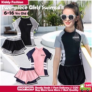 Kid Swimsuit Skin-friendly Quick-drying Swimwear for Kid Girls Camping and home life Two-pieces