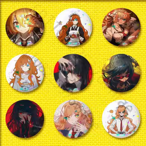 Ishmael L-Limbus C-Company Ryoshu Badge For 44mm 25mm 32mm 75mm 58mm Round Tinplate Pin Brooch Insig