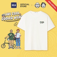 HLA ZOLA Series Cool Feeling Icy Cotton Comfortable Printing Short Sleeve T-Shirt Men - HNTBJ2J224AN