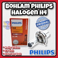 Bohlam Philips Headlamp Lampu Mobil Halogen H4 12V 60/55 Watt 100/90 Watt 130/100 Watt