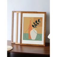 Simple Solid Wood Photo Frame Outer Frame Wall Hanging a4 Frame a3 Picture Frame Mounting A2 Empty F