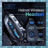 D3X Motorcycle Helmet Intercom Bluetooth Headset IP56 Dustproof Waterproof Music Sharing Unlimited N