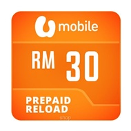 *U-MOBILE*  - RM30 Topup / Prepaid Reload