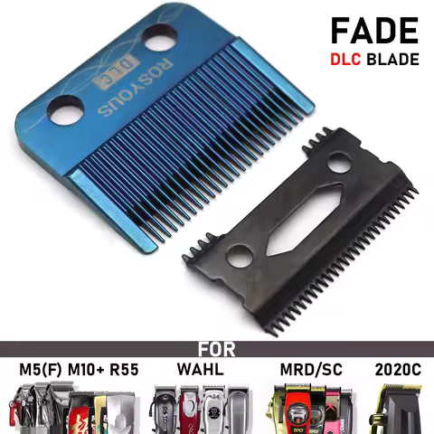 Replacement DLC Professional Hair Clipper Accessories for Madeshow/WAHL/MRD/Gamma/SC/JRL KM-90-4 Bla