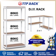 KOL PICK - TTF Rack™️ DIY RACK 2 in 1 Height 140-171cm/ Boltless Rack Metal Rack Storage Rack Rak Be