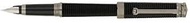 Montegrappa NeroUno Linea Chrome Trim Broad Point Fountain Pen - ISNLC5AC