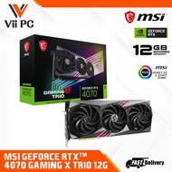 MSI NVIDIA GeForce RTX 4070 RTX4070 GAMING XTRIO GRAPHIC CARD 12GB WITH DLSS 3 TRI FROZR 3 THERMAL D