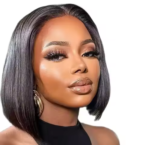 Wear And Go Glueless Human Hair Wig Bob HD Lace Straight Short Bob 13x4 Lace Frontal Human Hair Wigs