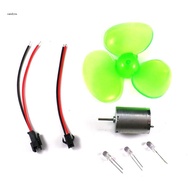 iny DC Motor DIY Kit Small Motor Micro Wind Turbines Small Motor Blades Generator Blades Breeze Elec