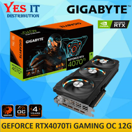 Gigabyte GeForce RTX4070Ti GAMING OC 12GB GDDR6X Graphics Card (GV-N407TGAMING OC-12GD)