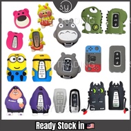 Ready Stock Proton X50 X70 X90 S70 Car Key Case Key Cover Keychain TPU Car Key Silicone Accessories 