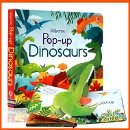3D Usborne Pop-Up Dinosaurs English Picture Books for Kids Bedtime Reading Story Book Parent-Child I