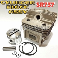 44mm Cylinder block assy Boring komplit blok mesin mist blower potong rumput sprayer pompa hama tani