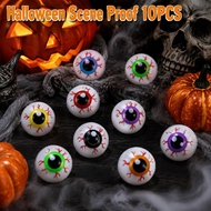 10PCS Halloween Eyeball Toy Plastic Party Decoration Spooky Table Prop