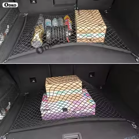 For BMW 4 Series F32 F33 F36 MK1 1th 2014~2020 Car Trunk Net Storage bag Interior Luggage Cargo Orga