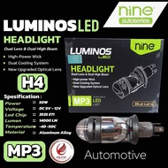 LAMPU LED MINI PROJECTOR ASLI LUXIMOS LED H4 MP3 MINI HEAD LIGHT ORIGINAL ORI NINE