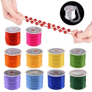 10 yards/roll 0.8mm Strong Elastic Crystal Beaded String String for Bead Mask Lanyard Holder Bracele
