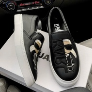 Giày Lười giày slipon nam karl quai da thêu ông chú mafia mặc vest đeo kính