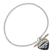 Tiffany & Co.) Return to Tiffany Lovestruck 心型吊牌手鍊，925 純銀 x 18K 玫瑰金，約 4.9 克，女士款 [二手]
