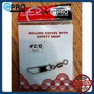 PROFISHING Rolling Swivel With Safety Snap / Rolling Swivel Snap