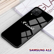 Samsung A12 - Softcase Glass Kaca - Arabic - S48 - Casing Hp - Pelindung hp-Case Handphone-Softcase Glass Kaca Samsung A12 -Casing Hp Samsung A12 - Softcase Glass Kaca