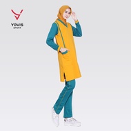 Yovis sport - setelan olahraga senam wanita - tunik